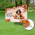 thumbnail image 3 of Happy Thanksgiving English Springer Spaniel Welcome Thankful Fall Autumn Pumpkin Yard Sign Springers Dog Lover Gifts Outdoor Home Lawn Garden Porch Decor - 02021, 3 of 5