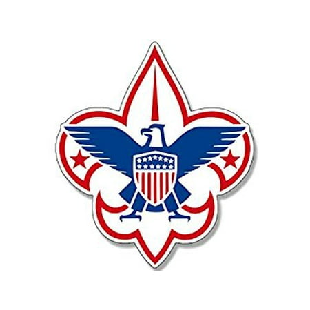 Boy Scouts AMERICA Fleur De Lis Logo Sticker Decal (scouting emblem insigina) 4 x 4 inch