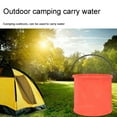 thumbnail image 6 of dajkiuy Collapsible Bucket Water Container Portable Mini Folding Camp Wash Basin for Outdoor Traveling Hiking Fishing Car Washing Gardening Camping (Purple), 6 of 6