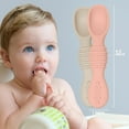 thumbnail image 3 of Silicone Baby Spoons for Baby Led Weaning 4-Pack, First Stage Baby Feeding Spoon Set Gum Friendly BPA Lead Phthalate and Plastic Free, Great Gift Set (Rose Quartz), 3 of 5