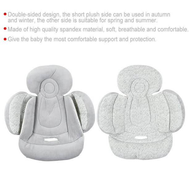 Ichiias Cojín de Asiento de bebé Cojín de Soporte para el Cuerpo de la Cabeza del ni?o Transpirable para Asientos de Cochecito Ecomeon no