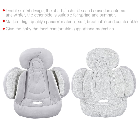 Ichiias Cojín de Asiento de bebé Cojín de Soporte para el Cuerpo de la Cabeza del ni?o Transpirable para Asientos de Cochecito Ecomeon no