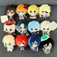 thumbnail image 4 of 20 Style 10CM Impact Tartaglia Zhong Li Kokomi Eula Raiden Shogun Plush Pendant Toy Doll Mini Keychain Backpack for Gift, 4 of 5