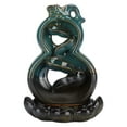 thumbnail image 2 of Gourd Incense Burner,Backflow Incense Burner Ceramic Lotus Base Burner Home Decoration Tailored for Perfection, 2 of 14