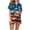 Multicolor, variant on Nrmvnmi 4th of July Silk Pajamas Outfit for Women Satin Short Sleeve Pajamas Set with American Flag Ruffle 2 Pieces Button Down Tops and Shorts