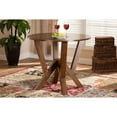 thumbnail image 5 of Baxton Studio Irene Modern and Contemporary Walnut Brown Finished 35-Inch-Wide Round Wood Dining Table, 5 of 5
