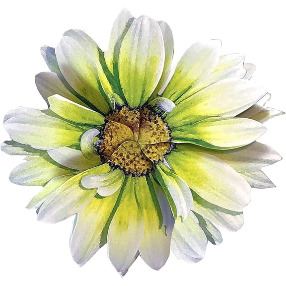 Lime Green 3-D Flower Pop Up Cards - 4" Wide, Set of 6, Birthday, Mother's Day, Easter, Greeting Card, Wedding Favors, Get Well, Thank You