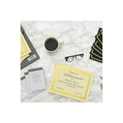 Gartner Studios Gold Foil Certificate, 15 Count per Pack