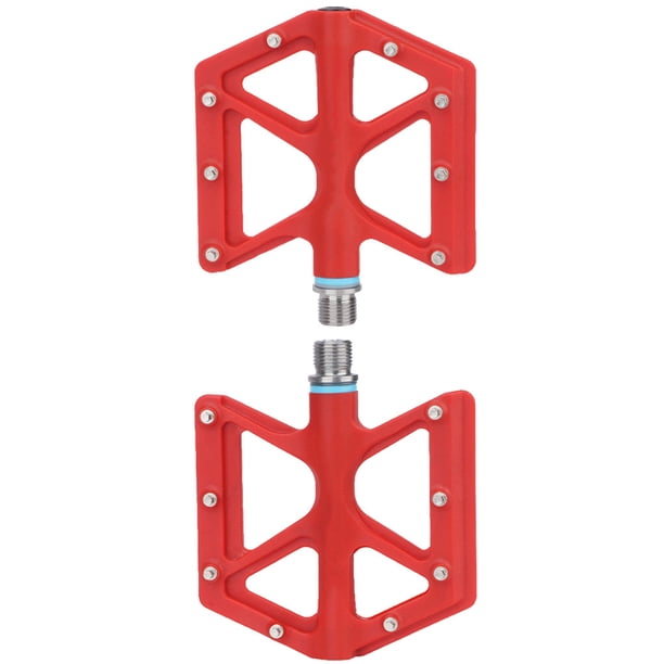 Naiovety Componentes de Pedal de bicicleta, accesorio profesional para ciclismo al aire libre, pedales de bicicleta antideslizantes, repuesto de pieza Ciclismo Rojo Naiovety OD024265-02