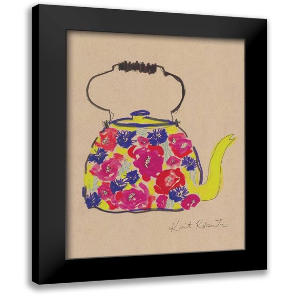 Roberts, Kait 12x14 Black Modern Framed Museum Art Print Titled - Tea for Two