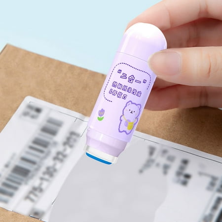 

NIUREDLTD Confidential Seal Express Order Personal Information Privacy Random Code Erasure Photosensitive Erasure Pen Privacy Information Text Erasure Pen 20ml