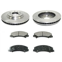 Front Ceramic Brake Pads and Rotor Kit - Compatible with 2014 - 2016 Chevy Impala Limited 2015