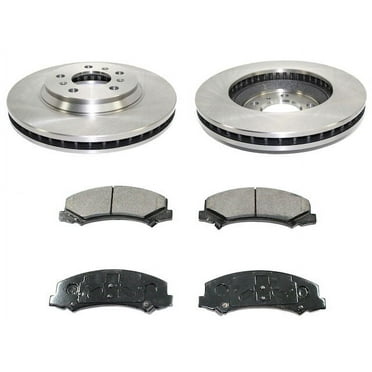 Front Brake Pad and Rotor Kit - Compatible with 2006 - 2007 Chevy Monte Carlo