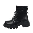 thumbnail image 2 of Bnwani Womens Boots Winter Zipper Ankle Warm Outdoor Proof Comfortable Snow Boot Black Size 5.5, 2 of 7