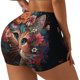 thumbnail image 1 of Fotbe Flower Crown Cat Shorts Sin Costuras – Shorts Deportivos de Cintura Alta para Mujer, Elásticos para Gimnasio, Yoga, Running o Ciclismo-Medium, 1 of 8