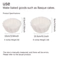 thumbnail image 2 of 50pcs Disposable Parchment Paper Liner Basques Cupcake Liners Cake Pan Liners Cake Wrappers Oilproof Wrap Paper for Baking Cakes, Cheesecake, Oven, Air Fryer, 2 of 8