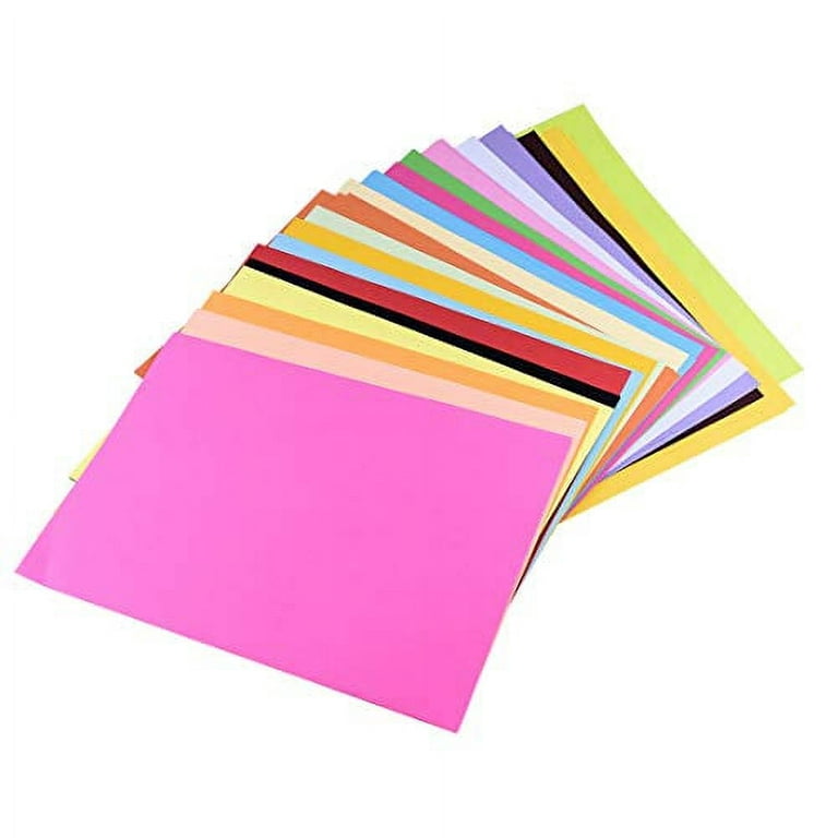 Tofficu 100 Sheets Colored Copy Paper Colorful Paper Craft Paper A4 Copy  Paper Printable A4 Paper A4 Printable Paper Diy Foldable Paper Stationery  The