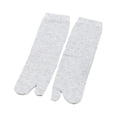 thumbnail image 4 of 2 Toe Flip Flop Socks Men Funny Two Finger Socks for Street Backpacking Home gray, 4 of 9