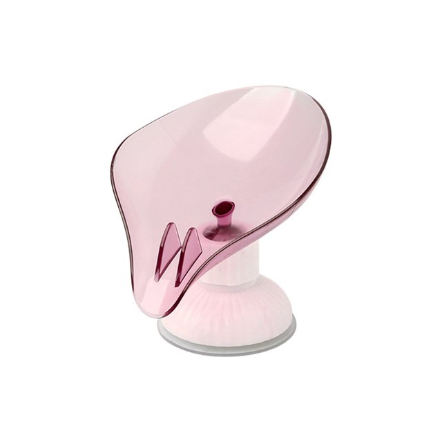 CAROOTU Rotatable Suction Cup Drain Soap Box Double Punch-free Storage Case for Bathroom