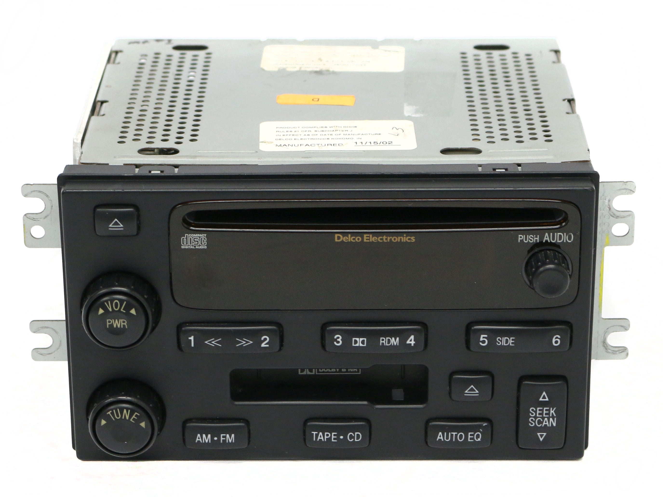 Restored 2003-2006 Kia Sorento AMFM Delco Radio Single Disc & Cassette Player 96110-3E000 (Refurbished)