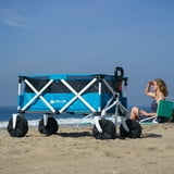 Ozark Trail Sand Island Beach Wagon Cart, Outdoor and Camping, Blue ...