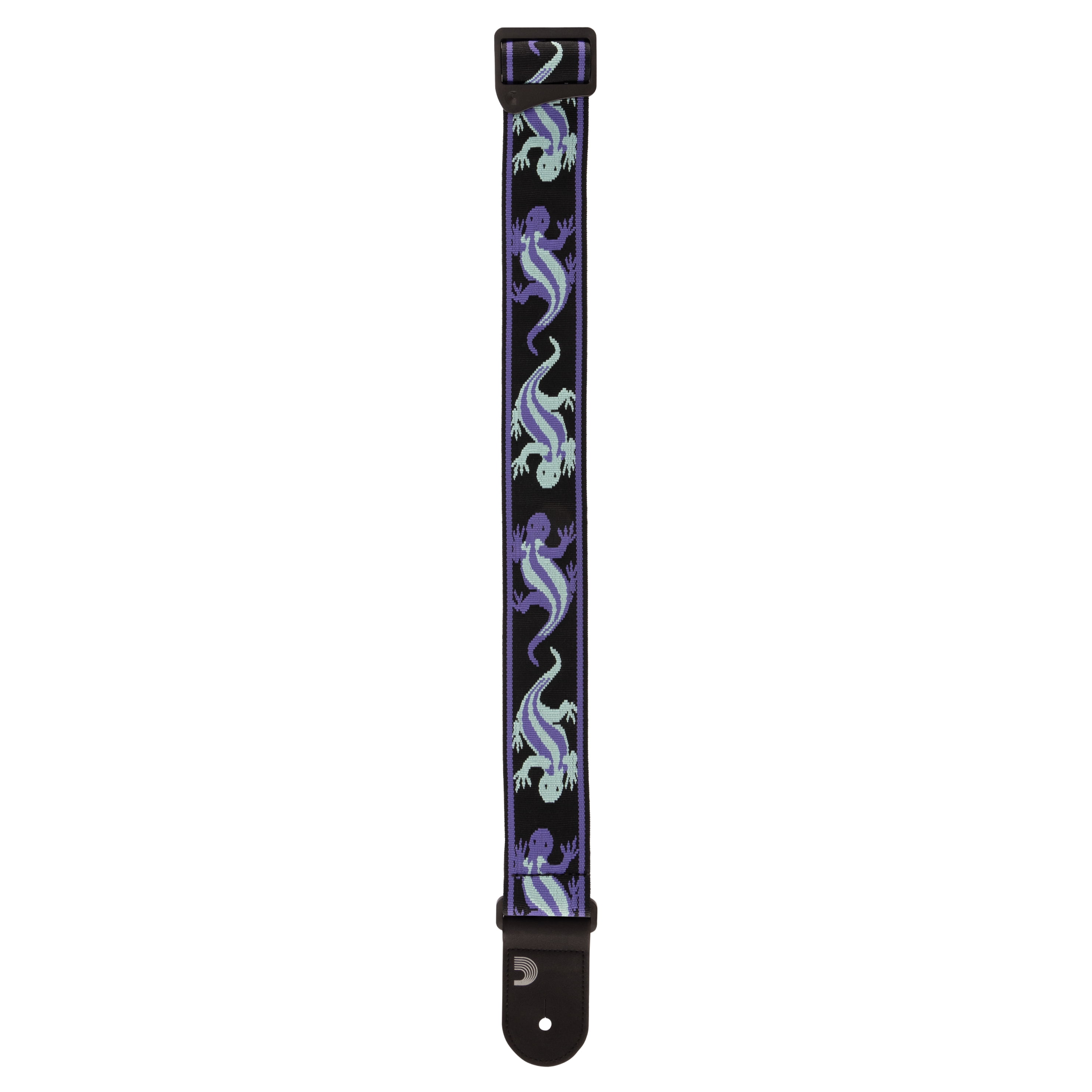 D'Addario Vintage Planet Waves Lizards Guitar Strap Blue