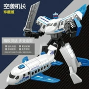 Transforming Toy | Optimus Prime & Bumblebee Alloy Models | Convertible Car to Robot Action Figures | Train-Themed Collectible for Boys Kids