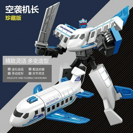 Transforming Toy | Optimus Prime & Bumblebee Alloy Models | Convertible Car to Robot Action Figures | Train-Themed Collectible for Boys Kids