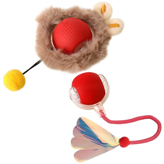 BESTSKY 2Pcs Cat Toys for Indoor Cats,Rechargeable Play System Automatic Cat Toy,Smart Prey Mimicking Cat Toy,Style1
