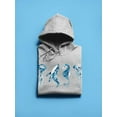 thumbnail image 3 of Sea Animals Hoodie Men -Image by Shutterstock, Male Medium, 3 of 4