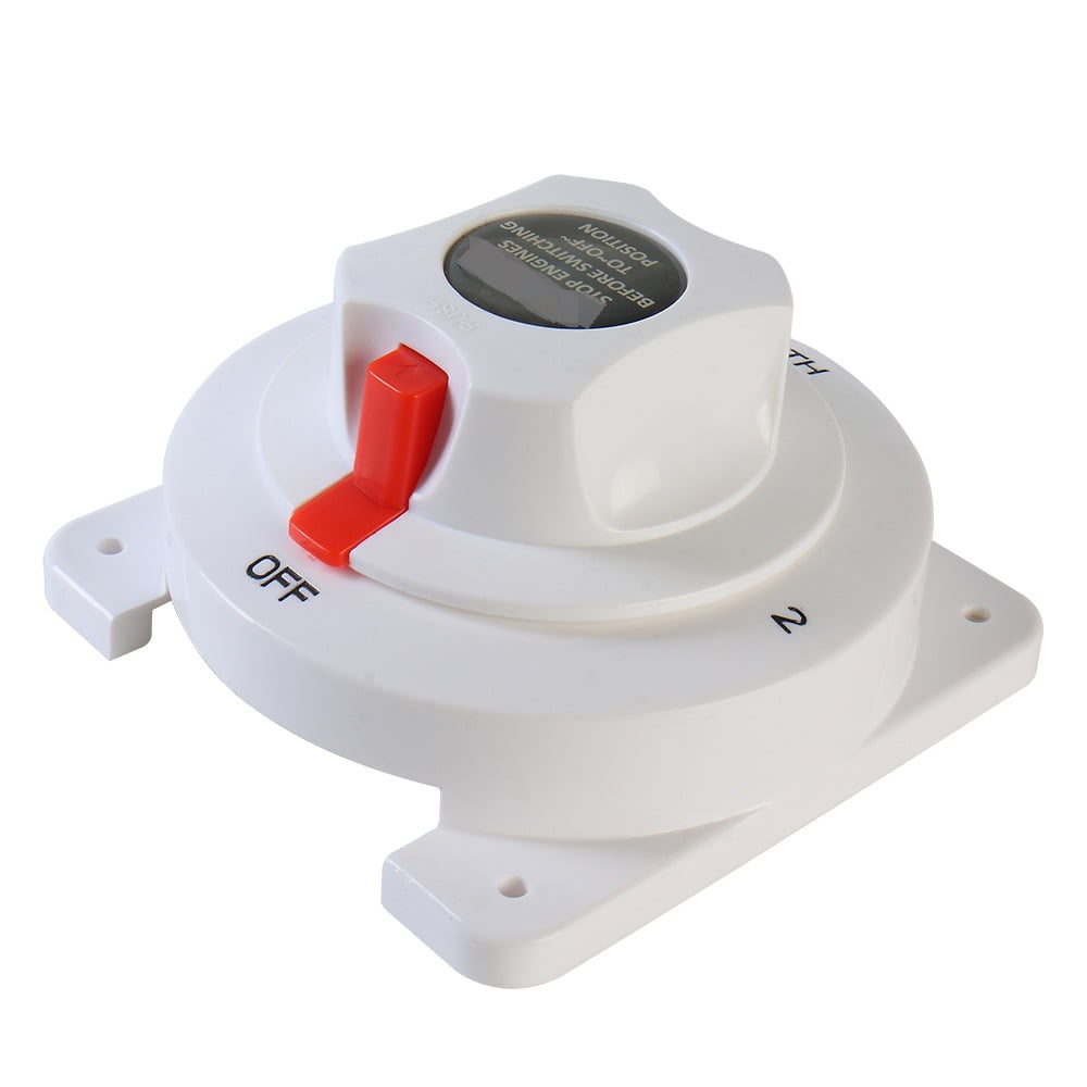 RONSHIN 4 Positions Battery Switch For Marine Boat Dual Battery