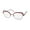 red, variant on KOALI 20111K CAT EYE EYEGLASS FRAME/GLASSES STAINLESS STEEL MADE IN FRANCE CUTE