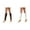 D-White 1PCS & Coffee 1PCS, variant on 2 Pack(Black 1PCS & Beige 1PCS) Multipack Sock Aid Women's Sheer Knee Highs Pantyhose with Reinforced Toe Hiking Socks Women 20D Nylon Stockings for Women