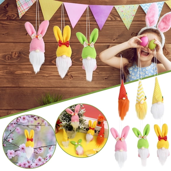 Cqxid Desktop Ornament Under $10 Decoration Faceless Doll Easter Doll Dwarf Plush Ornaments Decoration Crafts