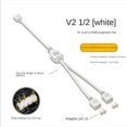 thumbnail image 3 of 3X Cable de Extensión de 5 V y 3 Pines para Placa Base de Computadora, 1 Punto, 2 Concentradores, Extensión de Conexión de Cable, Divisor ARGB,, 3 of 5