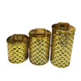 thumbnail image 4 of Tnarru 3 Pcs Pot à Bonbons Récipient de Stockage Alimentaire Portable Rond Pot à Biscuits Anti-Poussière avec Couvercle pour Épices Fruits Secs, 4 of 8