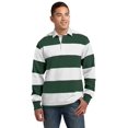 thumbnail image 1 of Sport-Tek Polo Rugby Classique à Manches Longues &174; St301 2XL Vert Forêt/ Blanc, 1 of 1