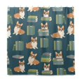 thumbnail image 2 of Yayeee Shower Curtain with Hooks 72"x72" Waterproof Fabric Bathroom Hanging Decor, Blue Cartoon Dog Pattern, 2 of 5