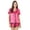 Fuschia, variant on Ashford & Brooks Women's Satin Short Sleeve Pajama Shorts Set
