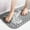 Gray, variant on Non-Slip Bath Mat with Drain Holes & Suction Cups - Quick Dry Anti Mold Shower Floor Mat for Tub, Machine Washable Feet Massage Rug, Green (27.5x15.7 Inch)‌