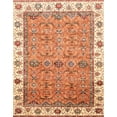 thumbnail image 1 of Ahgly Company Machine Washable Indoor Rectangle Abstract Grapefruit Red Area Rugs, 4' x 6', 1 of 7
