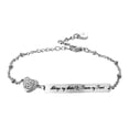 thumbnail image 2 of Here\'s a refined and engaging product description for your **"Lettering Decor Bracelet – Always Forever"**:\n\n \n\n✨ **"Always Forever" Curved Chain, 2 of 3