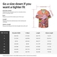 thumbnail image 5 of Honeii 's Flamingo Riding a Bicycle for men's short-sleeved button-up collared shirt featuring a pocket, perfect for beach vacations, and travel adventures., 5 of 5