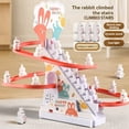 thumbnail image 2 of Pista para Subir Escaleras con Forma de Conejo Tobogán Automático Macey Bunny Escaleras para Subir Juguete para Niños, Sin Música, 2 of 6
