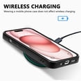 thumbnail image 2 of Allytechgroup Fiber Pattern Phone Case for iPhone 16e, Slim Fit Lightweight Shockproof Anti-Fall Anti-Scratch Non-Slip Luxury Folding Case for iPhone 16e, Blue, 2 of 10