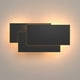 thumbnail image 1 of Lámpara LED de pared para interiores, 24 W, 1920 lm, aplique de pared moderno para dormitorio, hogar, pasillo, sala de estar, blanco cálido, 3000 K, negro TUNC Sencillez, 1 of 5