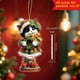 thumbnail image 3 of Dress Up 2D Flat Acrylic Ornaments Holiday Decorations Gifts For Children, flat acrylic ornaments, 2D holiday decorations, Christmas tree ornaments, party decorations, home decor, foldable design,, 3 of 9