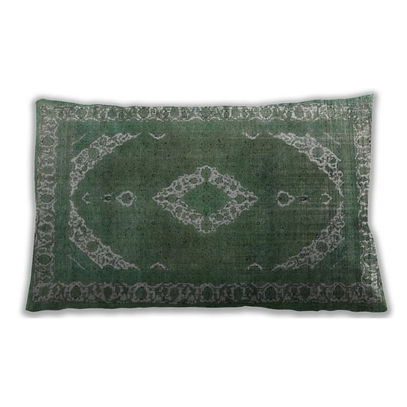 Ahgly Company Indoor Rectangular Mid-Century Modern Lumbar Throw Pillow, 13 inch by 19 inch