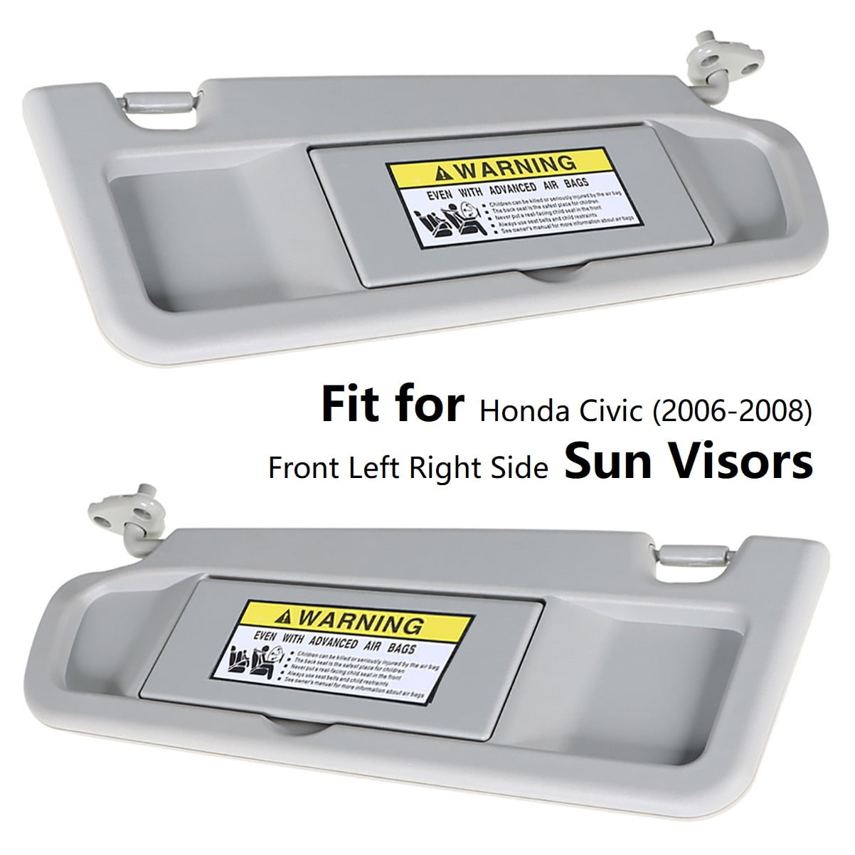 2Pcs Sun Visors 83230SNAA01ZC 83280SNAA01ZC Fit for Honda Civic 2006