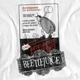 thumbnail image 2 of Beetlejuice Betelgeuse Bio-Exorcist Ad Unisex Adult T Shirt (Small) White, 2 of 6